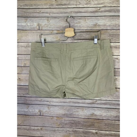 Old Navy Womens 12 Khaki Shorts Flat Front Chinos - Picture 5 of 10